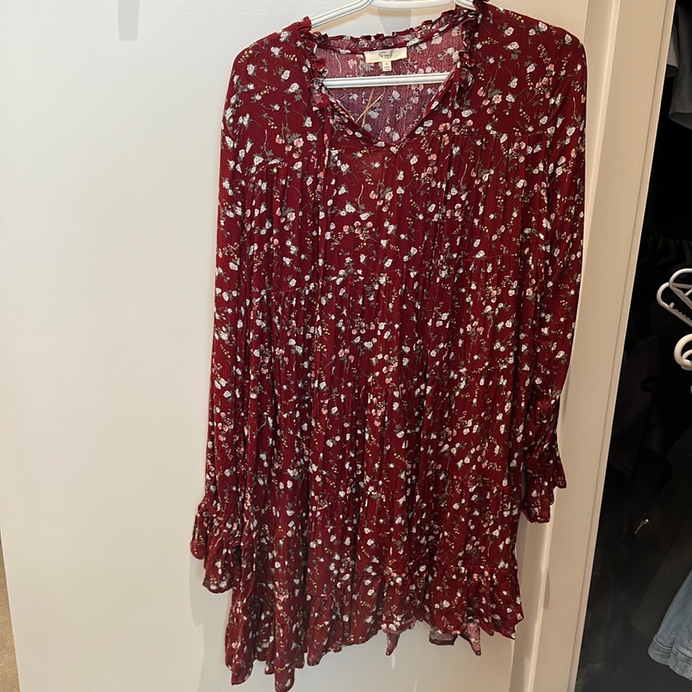 Boho floral dress